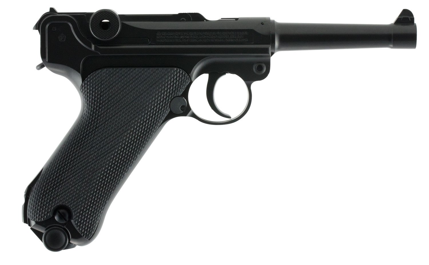 Umarex Legends P08 .177 BB Air Pistol: CO2 Powered, 21-Round Capacity, 410 FPS Velocity, 4.6" Barrel, Double Action - UMA - 177 CALIBER