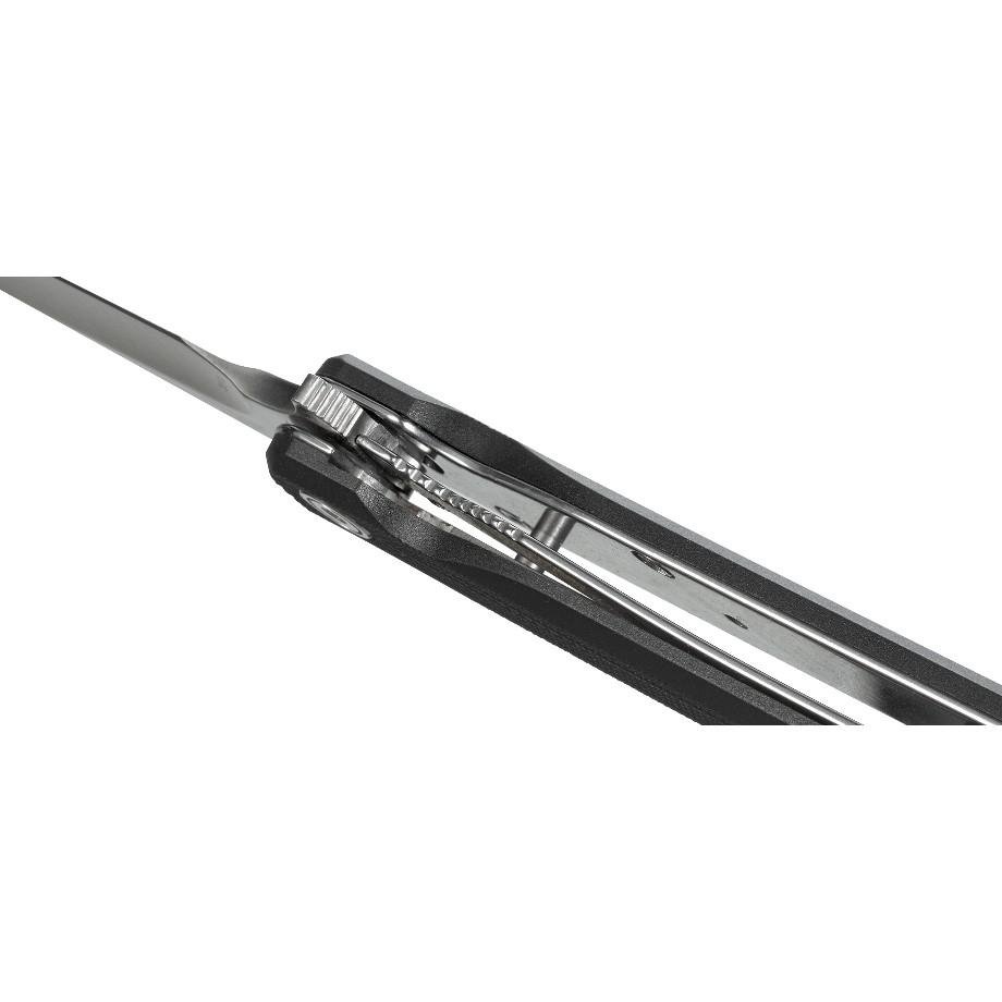 Crkt 3810 LCK + Large 3.62" Folding Drop Point Plain Satin 8Cr13mov SS - Columbia River Knife & Tool - DROP POINT