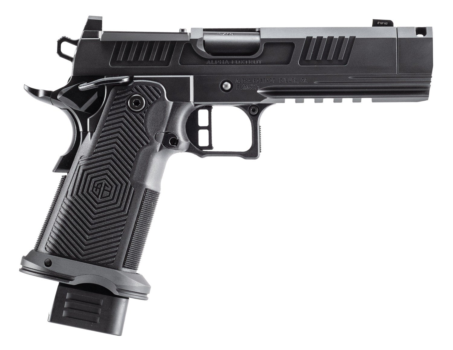Alpha Foxtrot AF1911-Romulus 9mm 4.25" Compensated DLC Black - Alpha Foxtrot - 9mm
