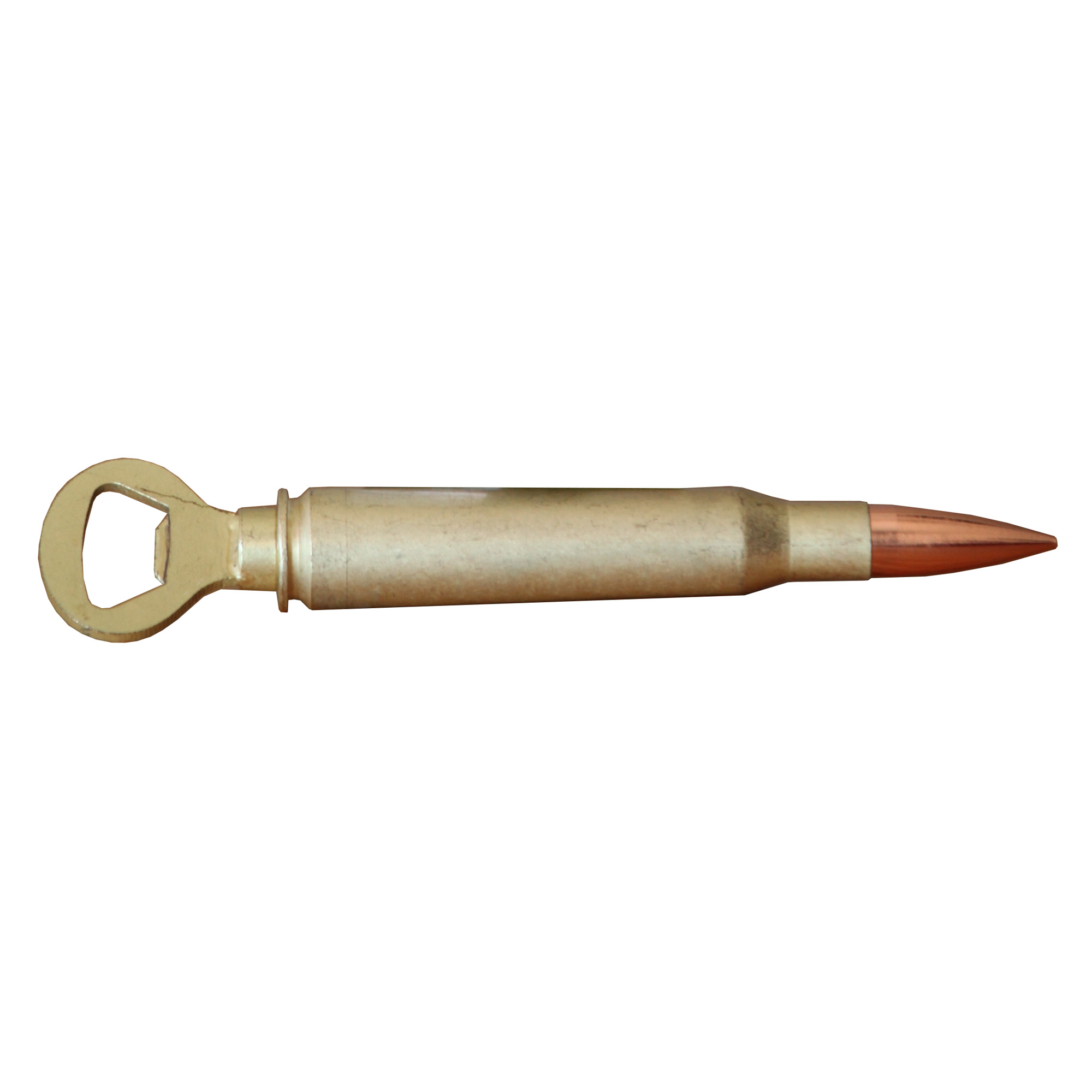 Caliber Gourmet 50 Caliber Bottle Opener Gold