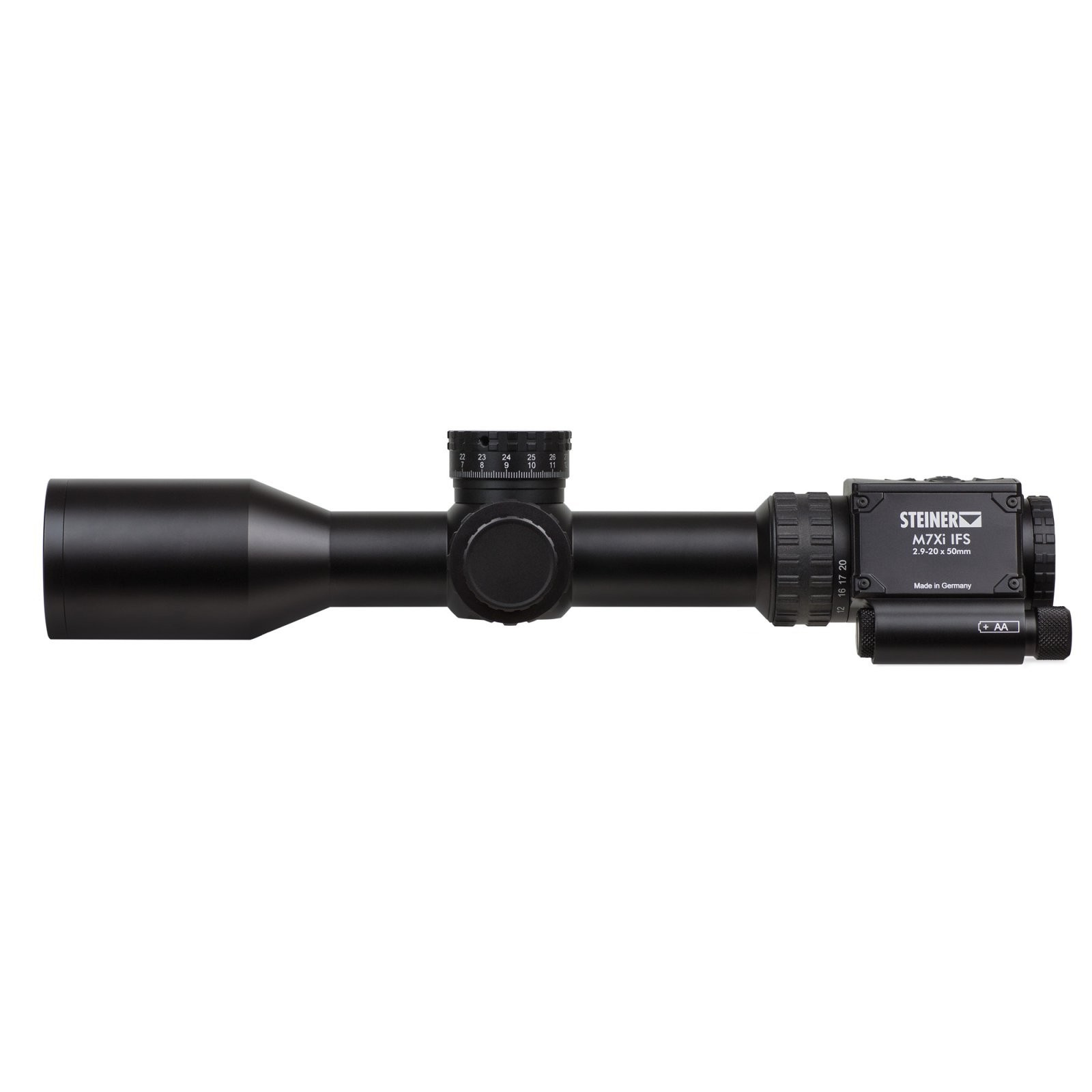 Steiner 8717MSR2 M7Xi M-Series Black 2.9-20x50mm 34mm Tube MSR2 Reticle