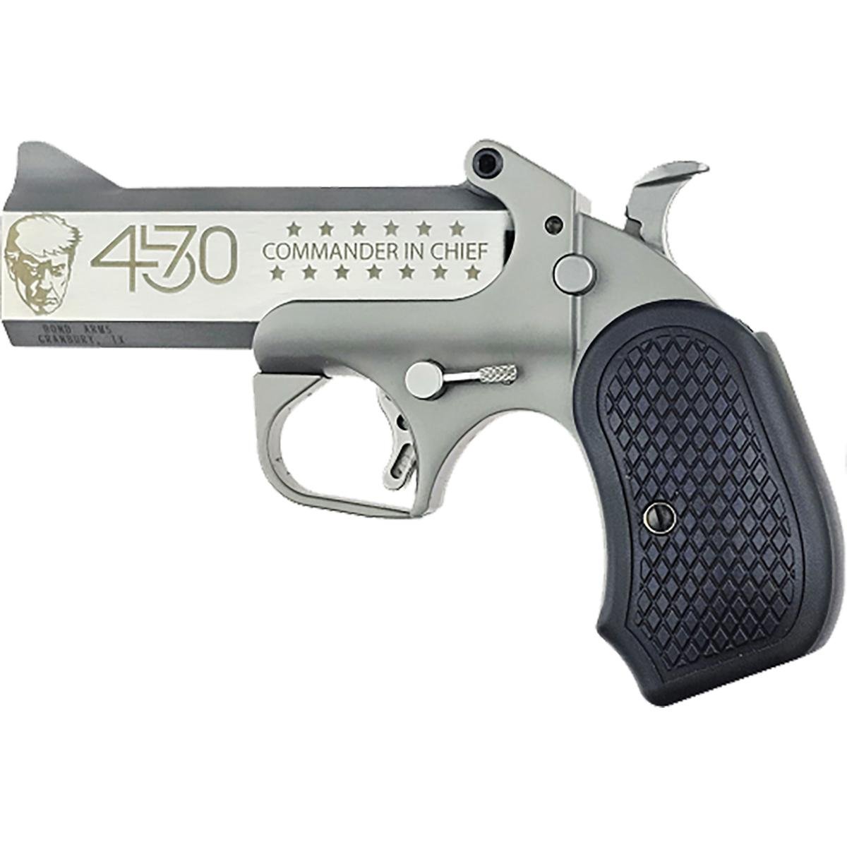 Bond Arms Trump 45-47 'Commander and Chief' Big Bore Handgun .45-70 Single Shot 4.25 Barrel