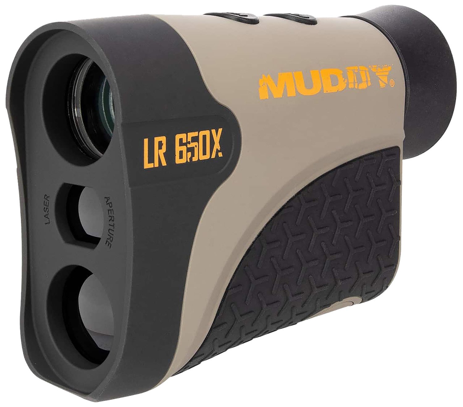 Muddy MUDLR650X 650yd HD Rangefinder 6x26mm Black Rubber Armor Monocular