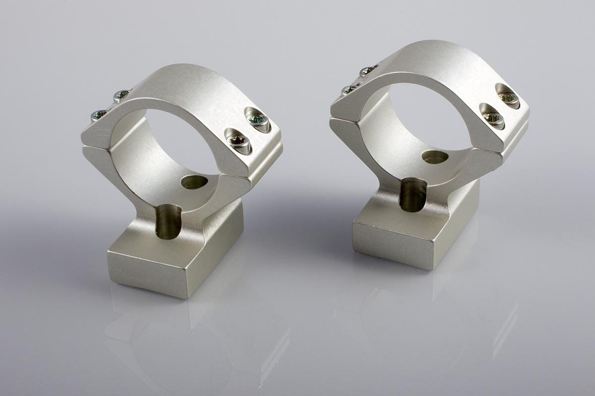 Talley Lightweight Alloy Mount Combo - Silver 1 - High Kimber 8400