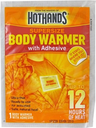 HOT HANDS BODY WARMER STICK-ON 12HR - HMX - HEATMAX