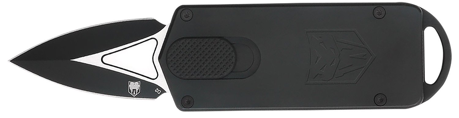 Cobratec CTASPBLK ASP 2" Dagger Plain Black Blade - CobraTec Knives - DAGGER