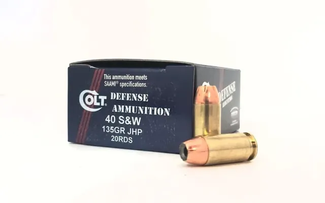Colt Defense .40 S&W 135Gr JHP Ammo - 20 Rounds - DoubleTap Ammunition - 40 S&W for sale at TheGunDock