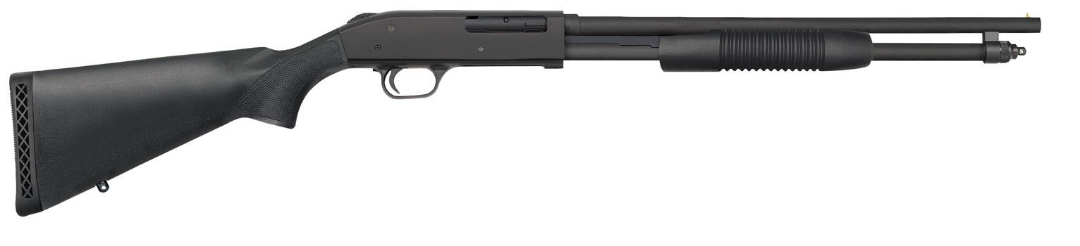 Mossberg 50700 590 Persuader 410 Gauge 6+1 3" 18.50" Cylinder Bore Barrel, Matte Blued Metal Finish, Synthetic Stock - Mossberg - 410 Bore