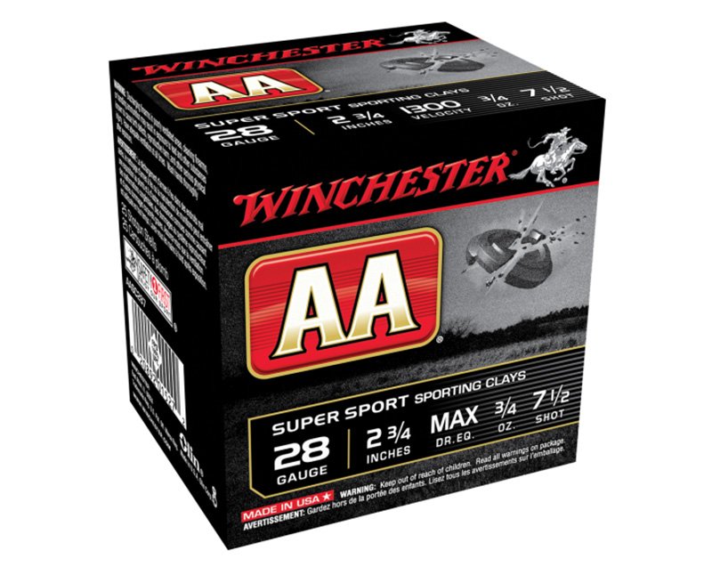 Winchester Ammo AASC287VP@ AA Sporting Clays VP 28ga. 2.75" #7.5 Shot