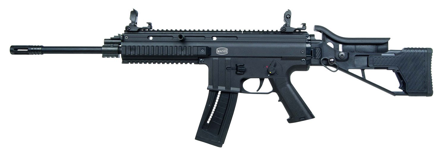 Mauser M-15 .22 Lr Rifle 10 Round Capacity 16.3 in Barrel Black Finish - BLS Supply - 22 LR