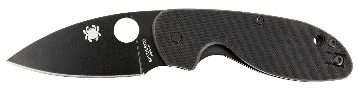 Spyderco C216GPBBK Efficient Black G-10 Blade Knife - Spyderco