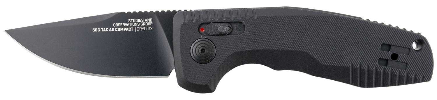 S.O.G SOG15380757 SOG-TAC Auto Compact 2.94" Folding Straight Back... - SOG - STRAIGHT BACK