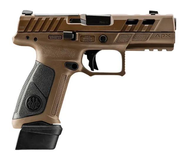 Beretta APX A1 Ported 9mm 4.25 In FDE 10+1 Optics Ready - Beretta - 9mm
