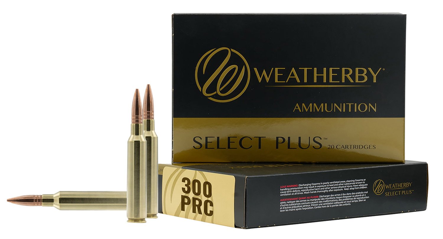 Weatherby F300P180SCO Select Plus 300 PRC 180gr Swift Scirocco Ammo 20rd