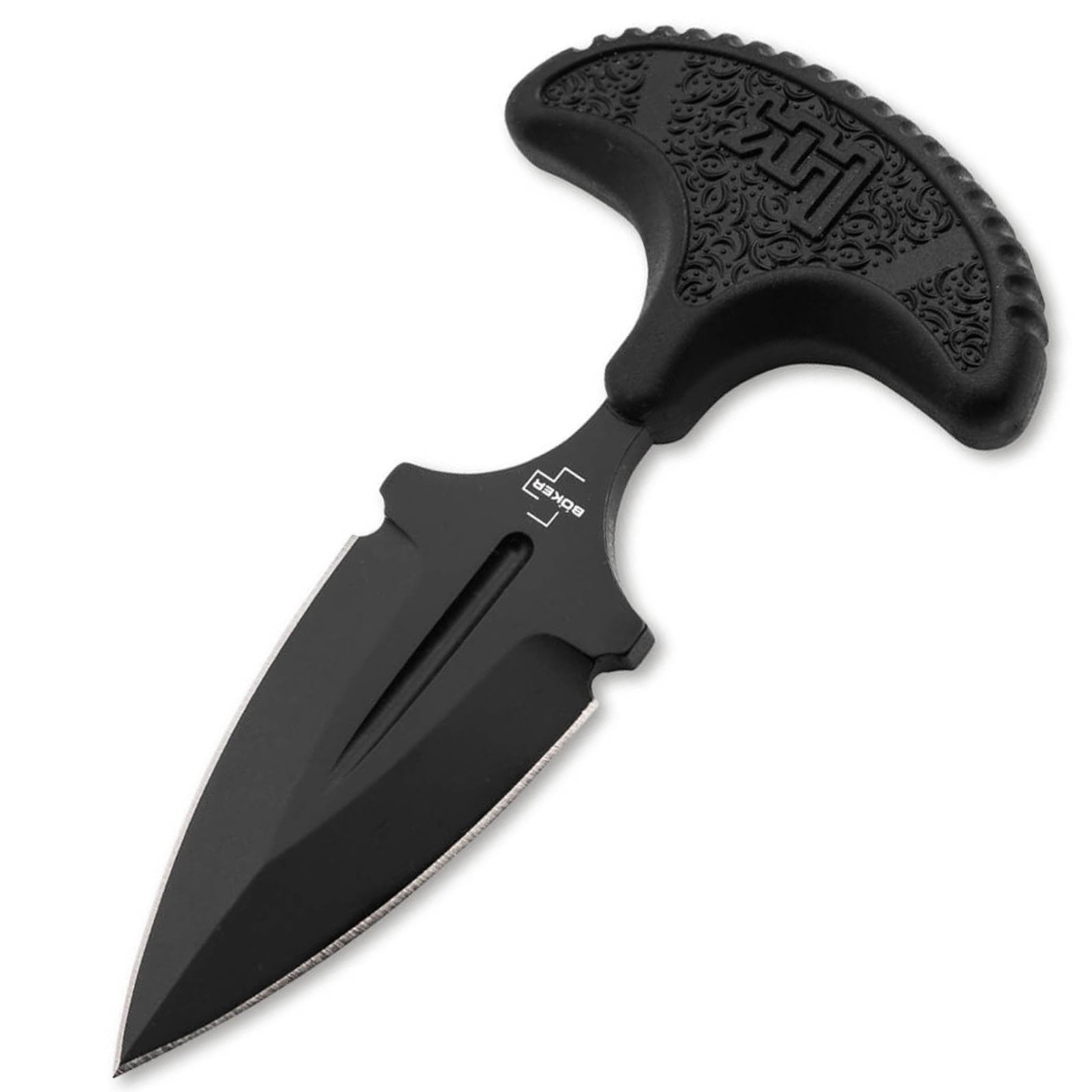 BOKER H&K FX02 2.5 DAGGER PLAIN BLACK/FRN - Boker