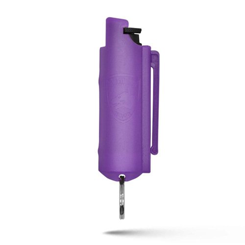 GuardDog Quick Action Pepper Spray 1/2 oz Purple UV Dye Keychain - GuardDog