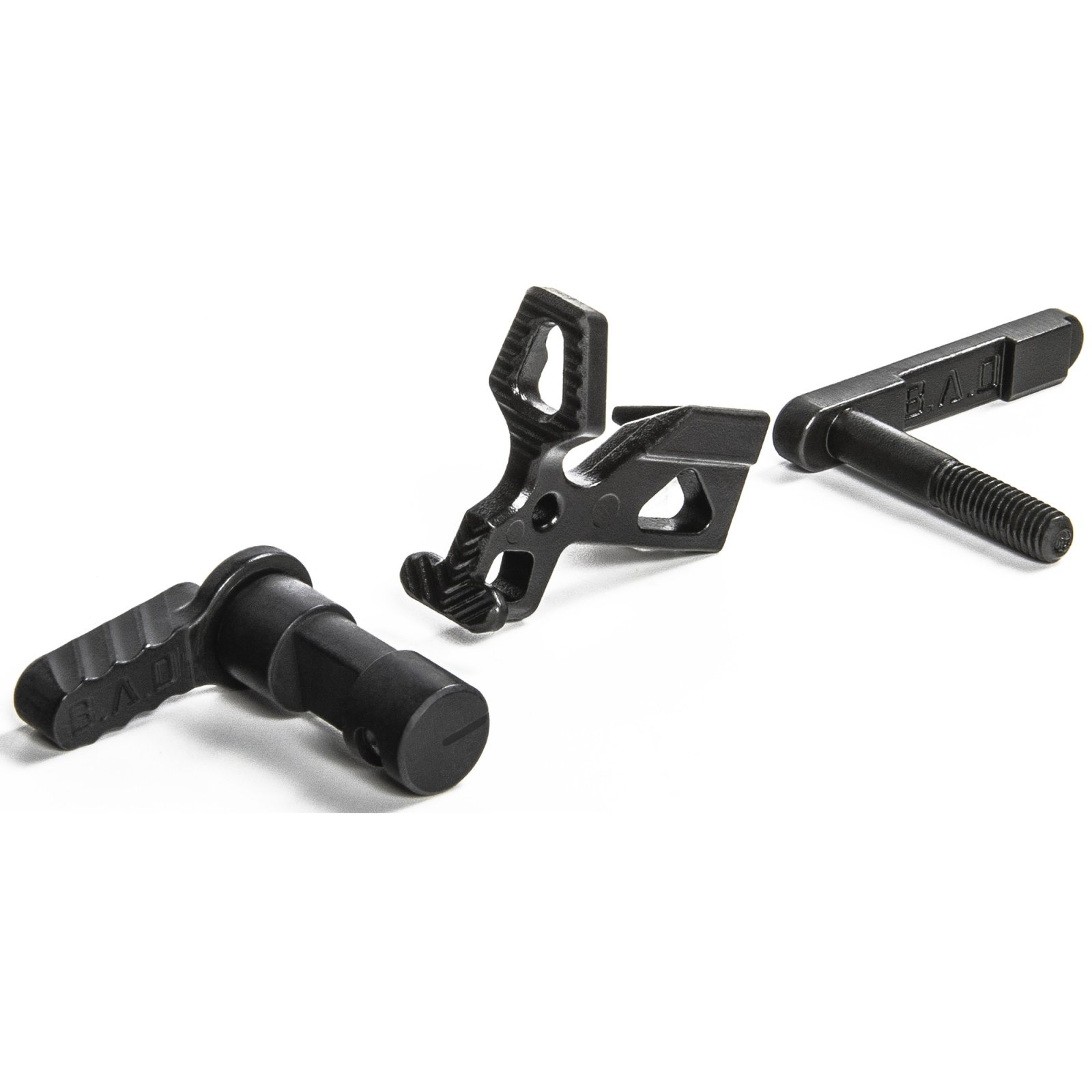 Battle Arms BAD-LPK-PK3 Enhanced Lower Parts Kit Black Steel AR-15