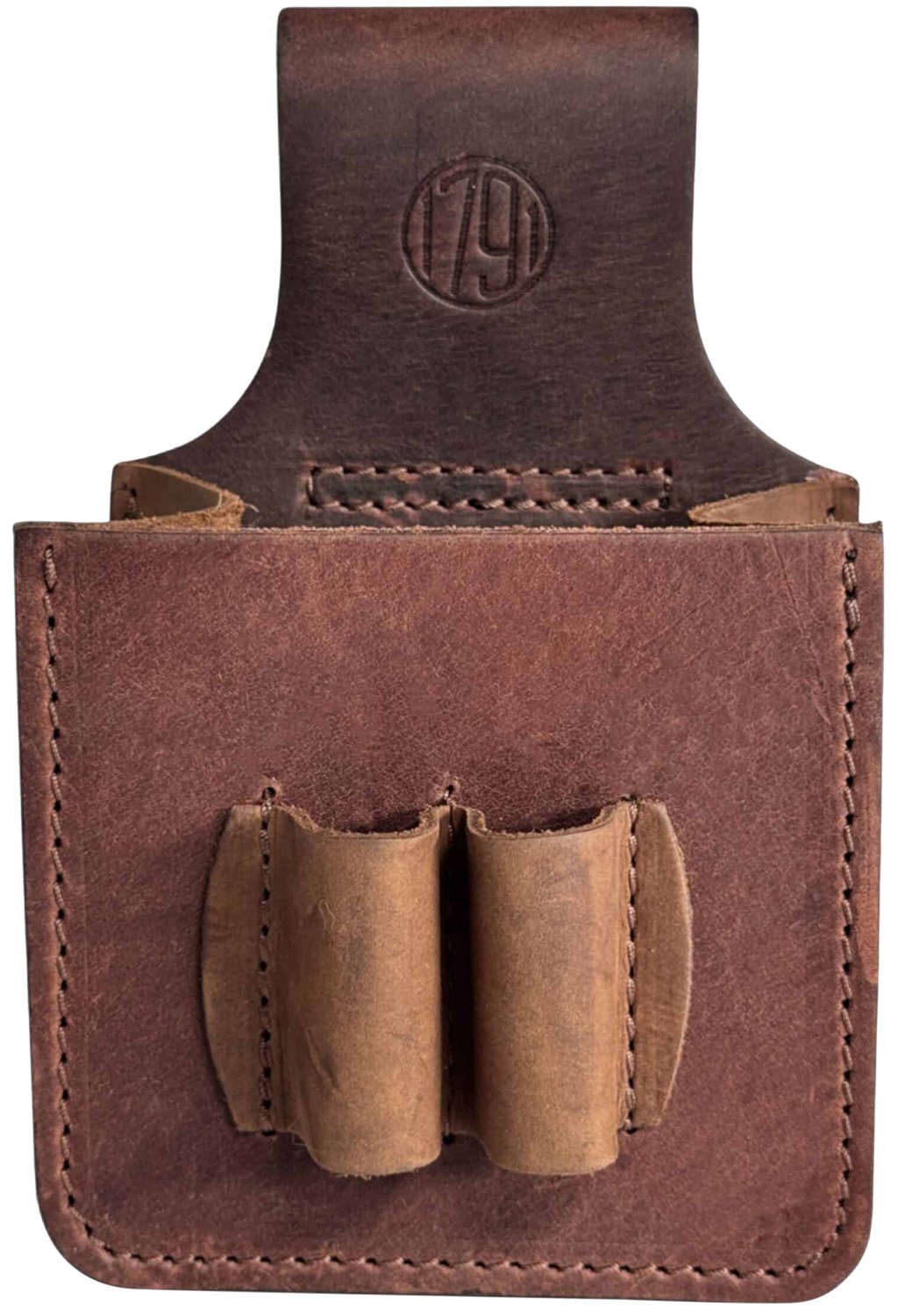 1791 HUNT HNTSP12GBRWA Leather Shotshell Pouch 12GA Brown - 1791 Gunleather - BROWN