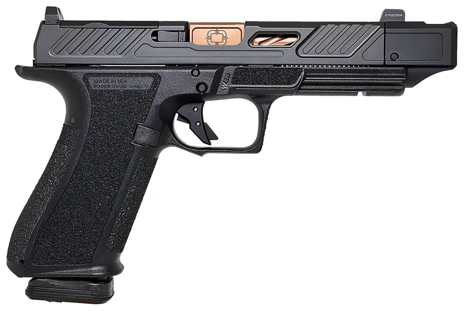 Shadow Systems DR920P 9mm Pistol 10+1 Tritium Night Sight Bronze Barrel - Shadow Systems - 9mm Luger