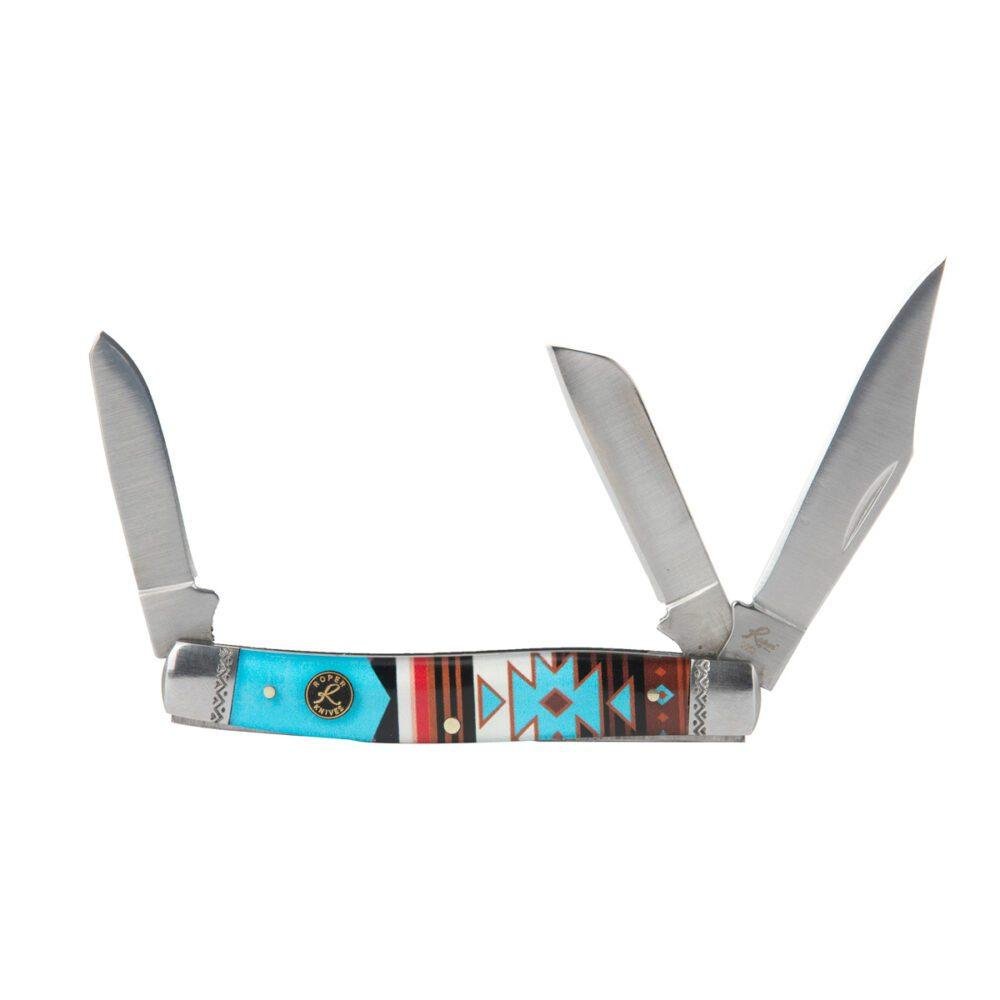 ABKT Roper Sunset Series II Western Stockman 3-Blade Pocket Knife - Rock Ridge Outdoors