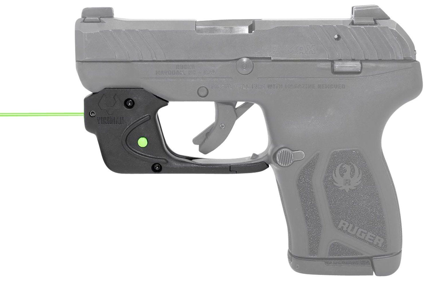 Viridian 912-0071 Green Laser Sight for Ruger LCP MAX E-Series Black - Viridian Weapon Technologies
