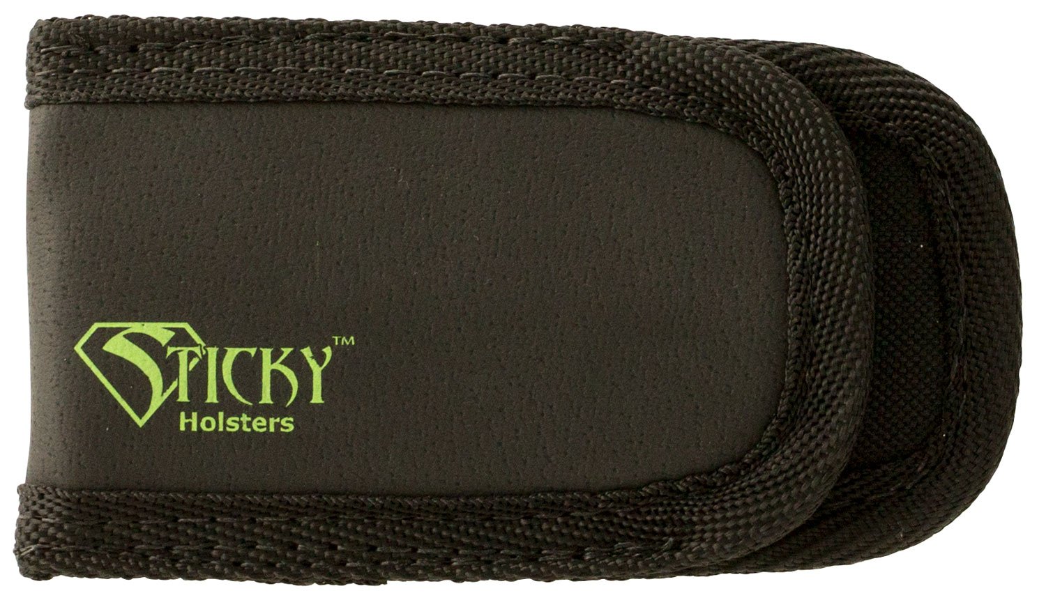 Sticky Holsters Super Mag Pouch Fits Flashlights Any Pistol Mag Blk SMP1 - Sticky Holsters - BLACK/GREEN