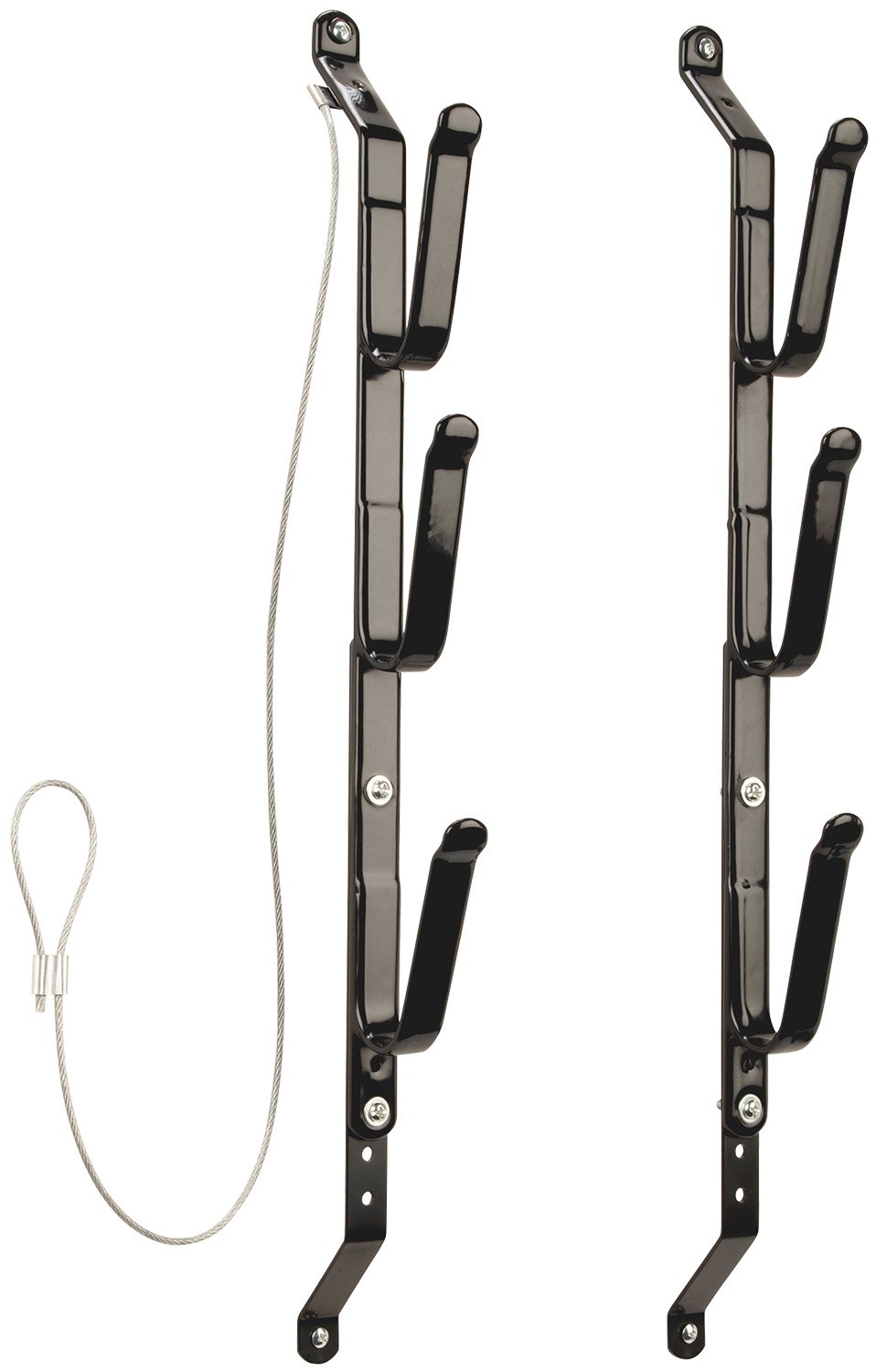 Allen 18520 Three Gun Rack Black Steel Holds 3 Firearms Adjustable - Allen Company - BLACK
