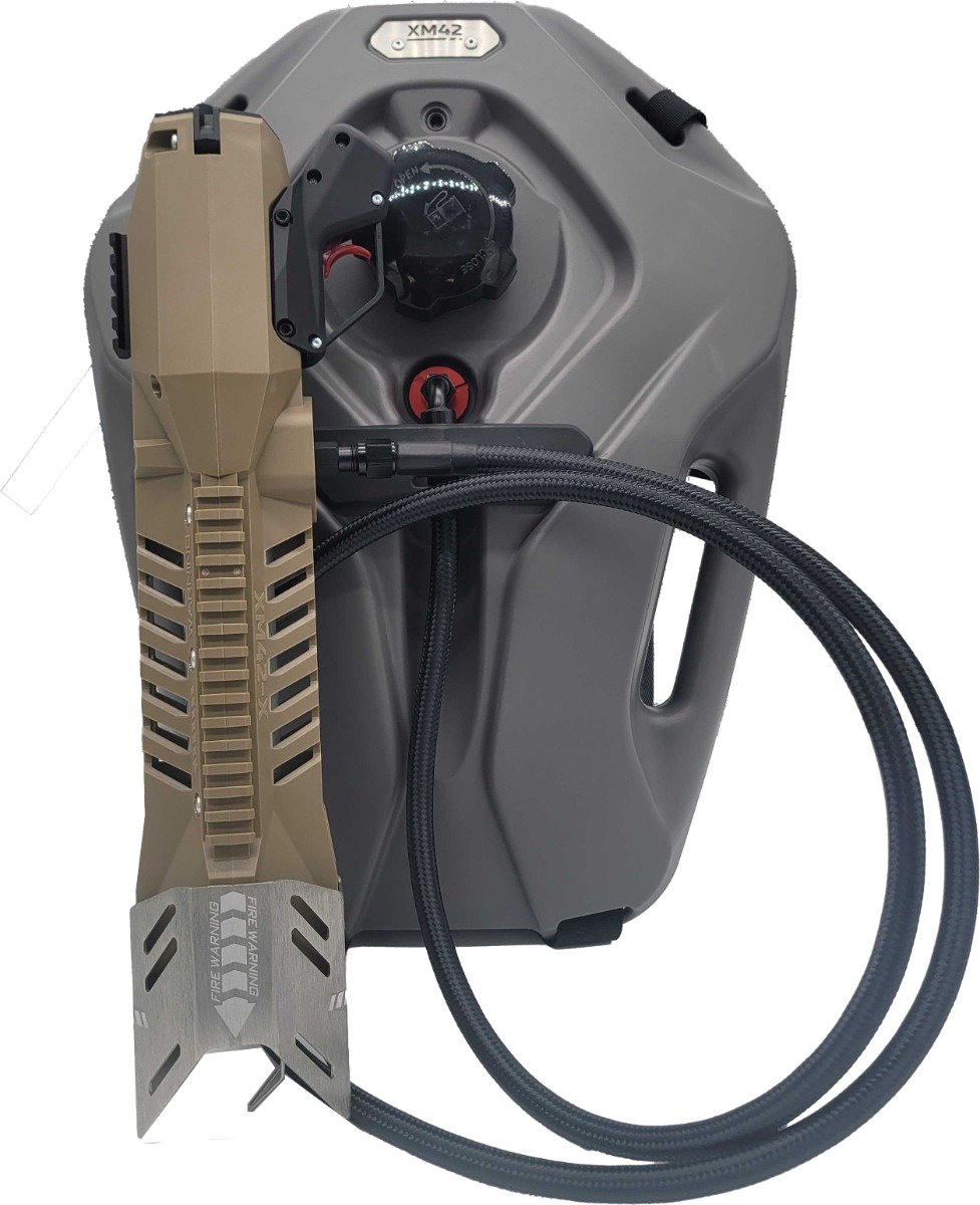 XM42-X Flamethrower with Backpack Tank - FDE XM42-BPT-COMBO-FDE - XM42