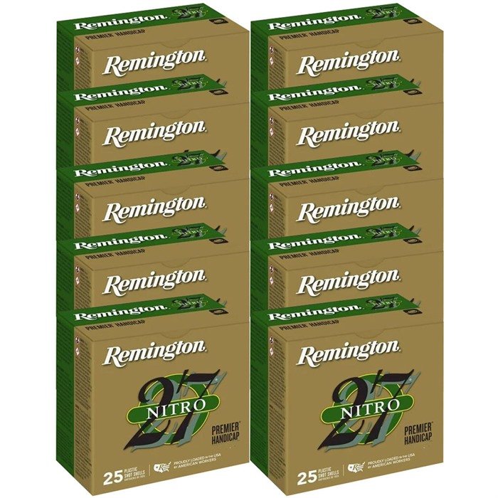 Remington NITRO 27 PREMIER HANDCAP 12 GA 2-3/4" 1-1/8OZ #8 SHOT 250/CS