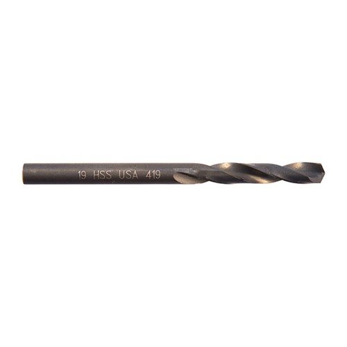 Triumph TWIST DRILL CO. SHORT LENGTH WIRE GAUGE DRILL 19S (0.166") DIAMETER