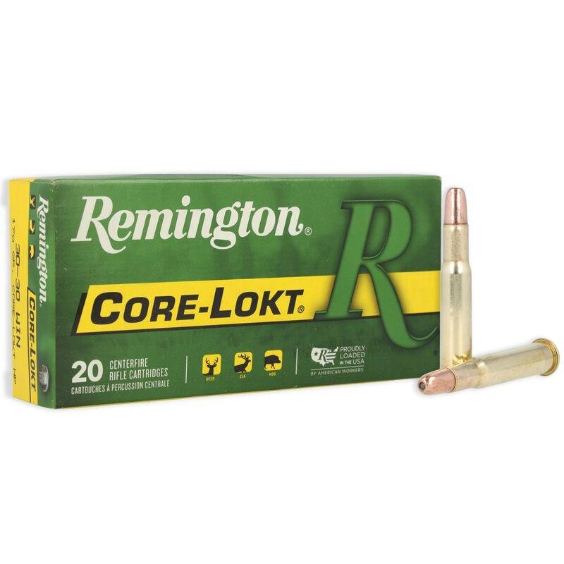 Remington Ammunition 21395 Core-Lokt Hunting 30-30 Win 170 gr Hollow Point (HPCL) 20 Per Box