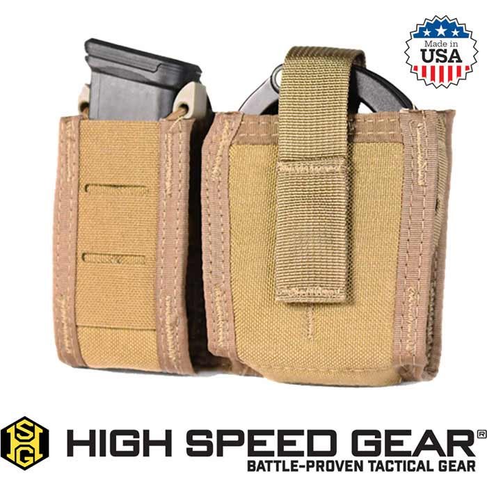 High Speed Gear Duty LEO MOLLE Pouch Coyote Brown