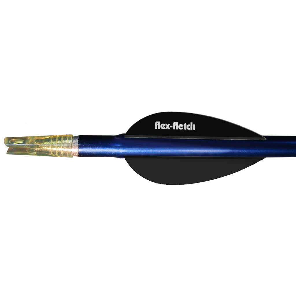 Flex Fletch FFP-2-BLK-100 Vanes Black 2" 100 Pack