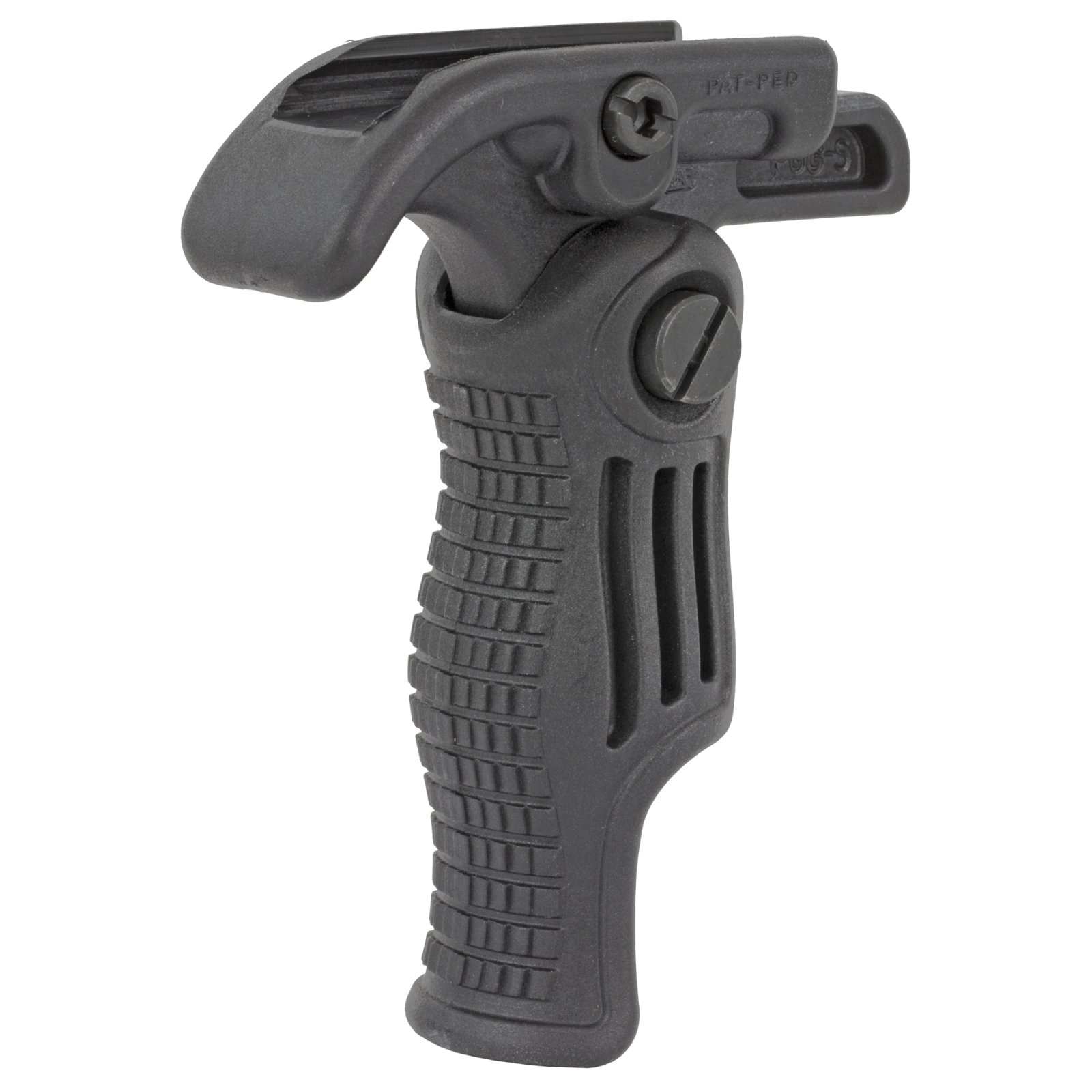 FAB Defense FXFGGSB Tactical Folding Foregrip Black Polymer 1913 Rail
