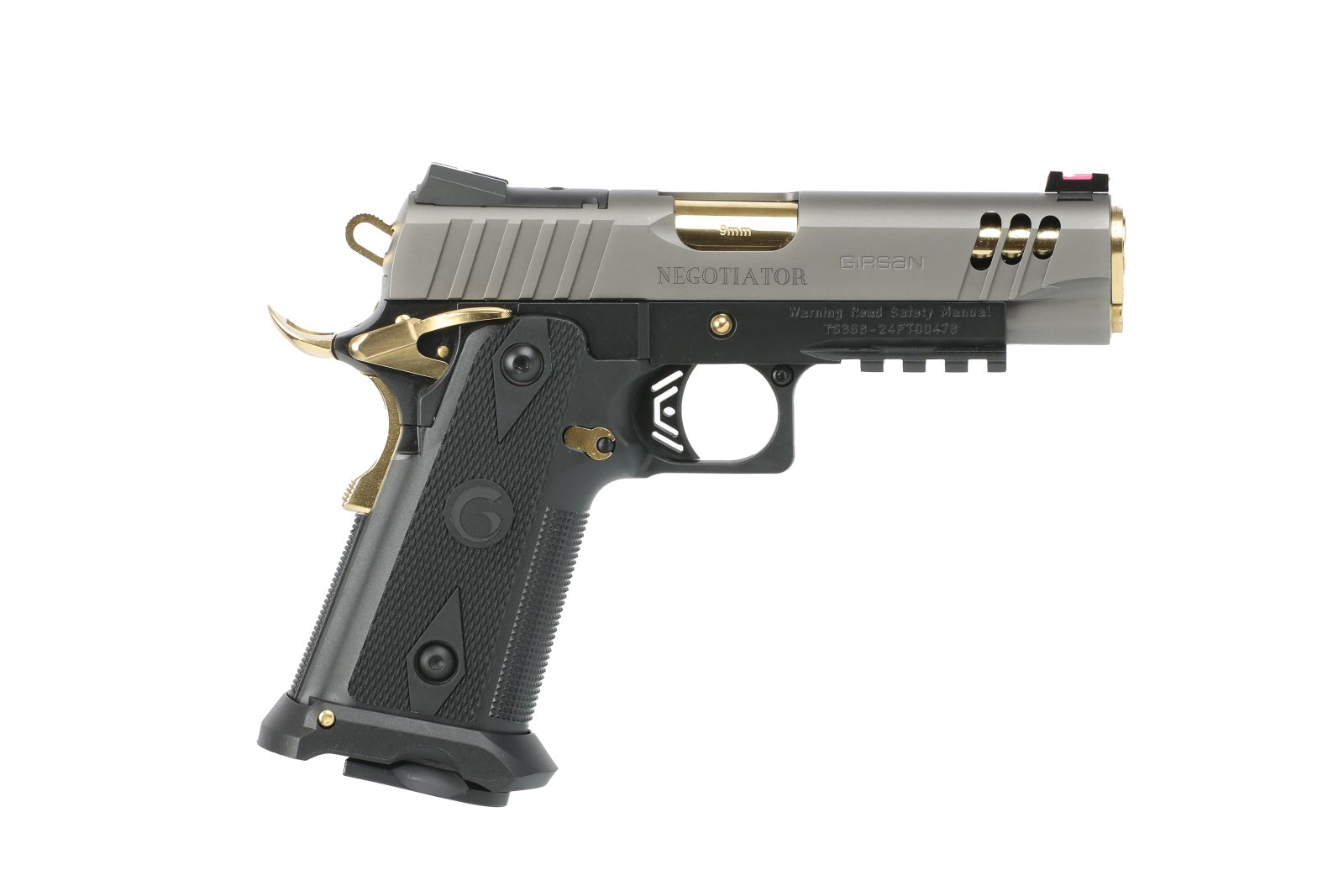 EAA 2311 Negotiator 9MM Semi Auto Pistol Titanium Nitrate Finish - EAA - 9MM
