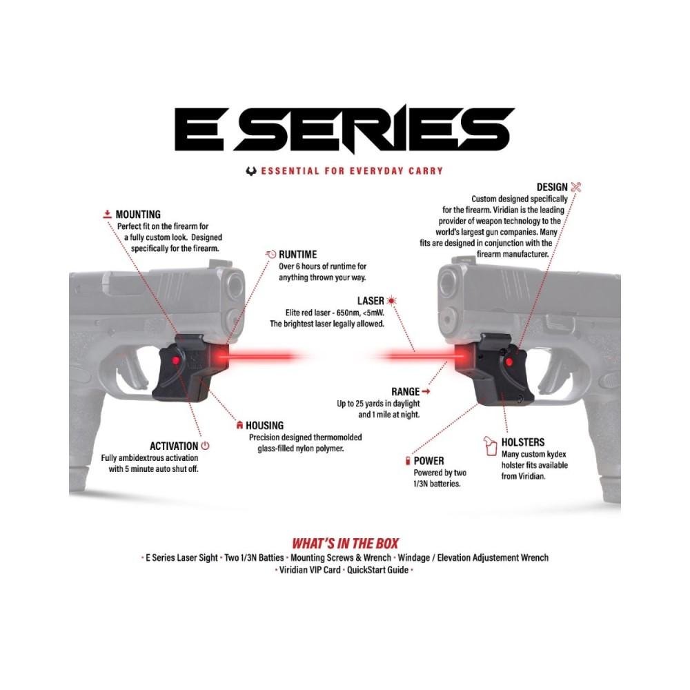 Viridian E Series Red Laser 940-0106 Black Sig P365/P365XL w/ Holster