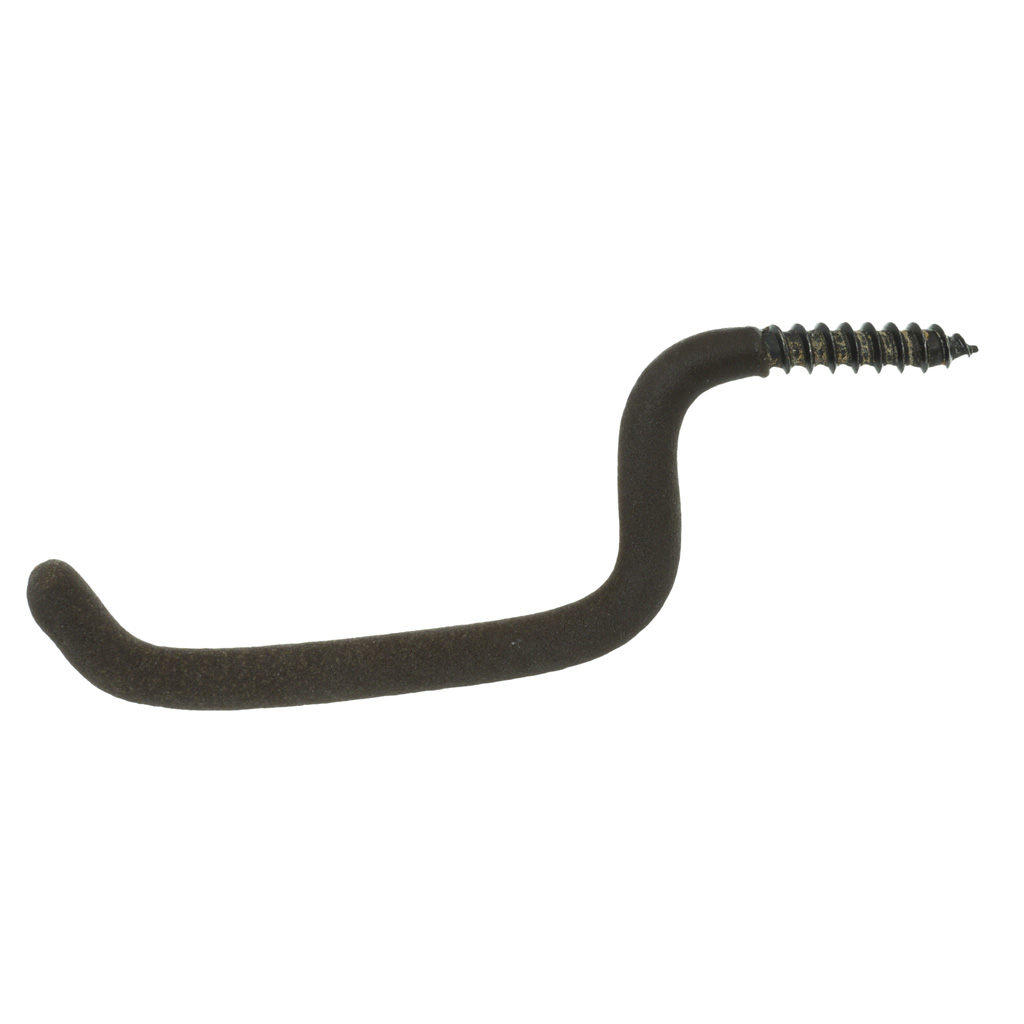 October Mountain 1601188 Bow & Accessory Hooks Brown 50pk Vinyl Coated