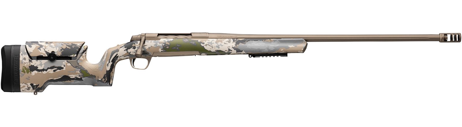Browning 036107229 X-Bolt 2 HC MAX LR 300 Win Mag 26" Heavy Sporter Smoked Bronze Cerakote Rifle - Browning - 300 Win Mag