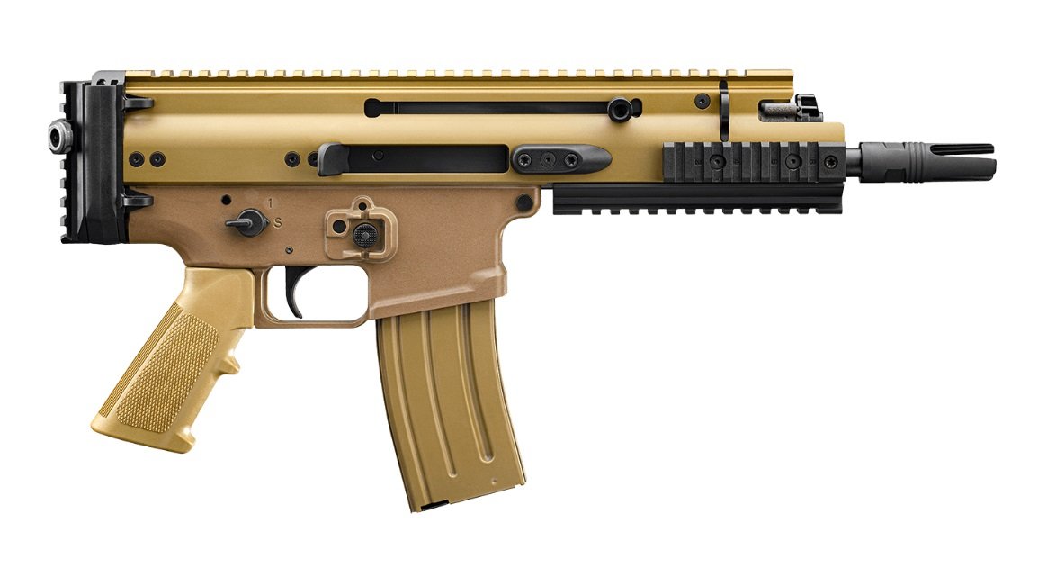 FN SCAR 15P 5.56 Pistol 7.5" FDE 30rd - FN America - 5.56 NATO (Also accepts .223 Remington)