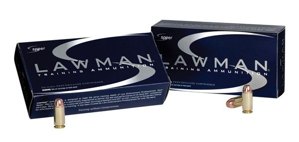 Speer 53824 Lawman 9mm Luger 124gr TMJ Clean-Fire Ammo 50 Rounds - Speer - TOTAL METAL JACKET ROUND NOSE