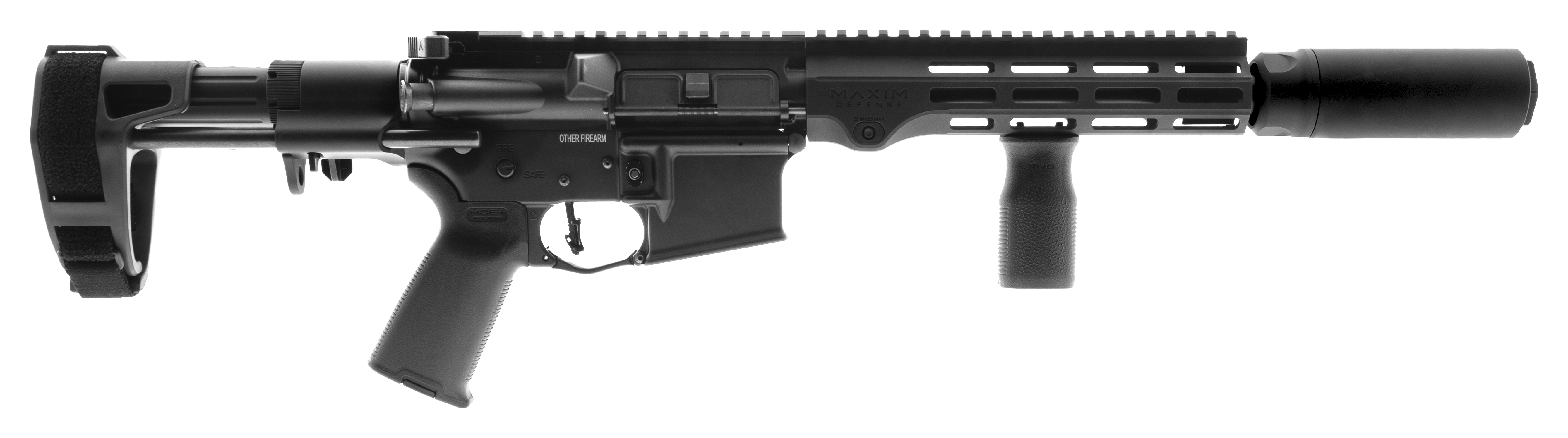 Maxim MD15 Other Firearm 5.56 Nato 12.5 in. BLK w/Fake Can 10 rd.