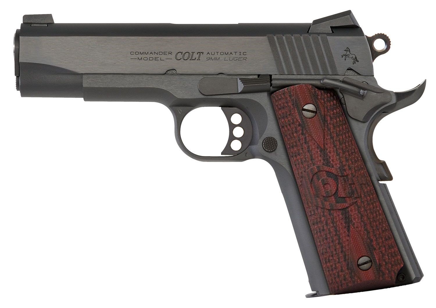 Colt 1911 Combat Commander 9mm 4.25in 9rd Semi-Automatic Pistol (O4942XE) - Colt - 9mm