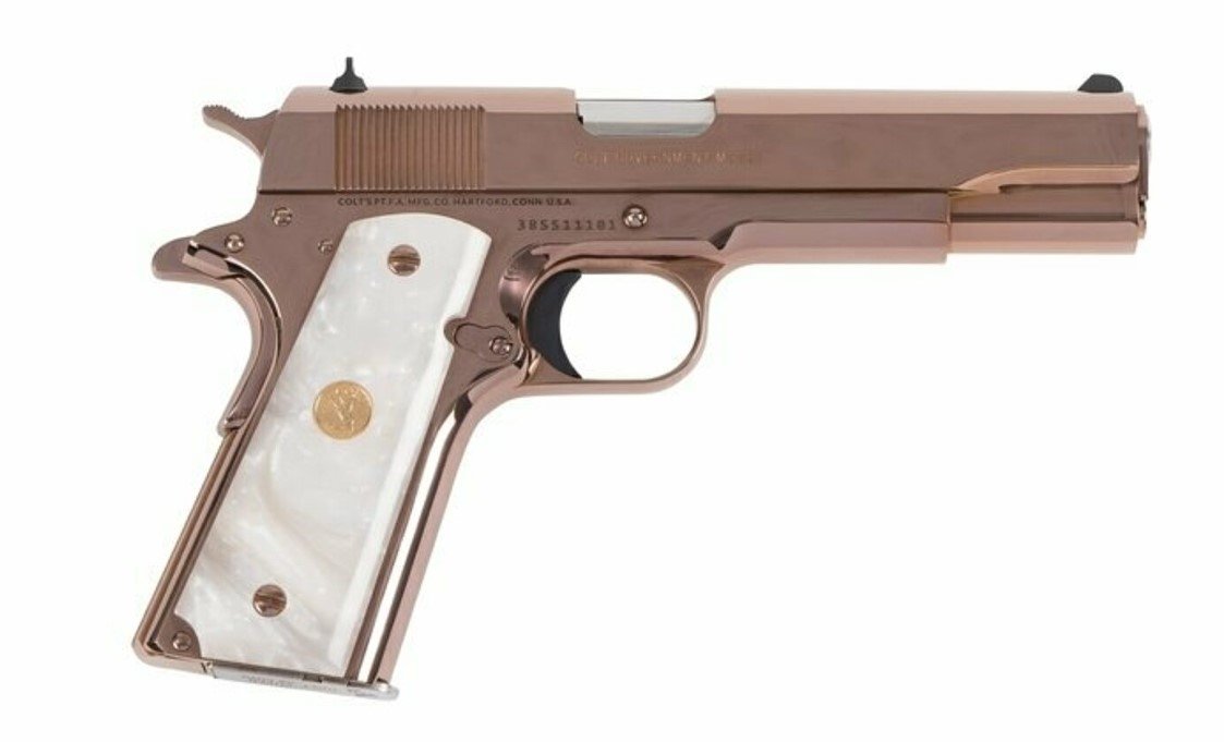Colt O1073BSTS-RG 1911 Government 38 Super Auto +P Rose Gold Pistol