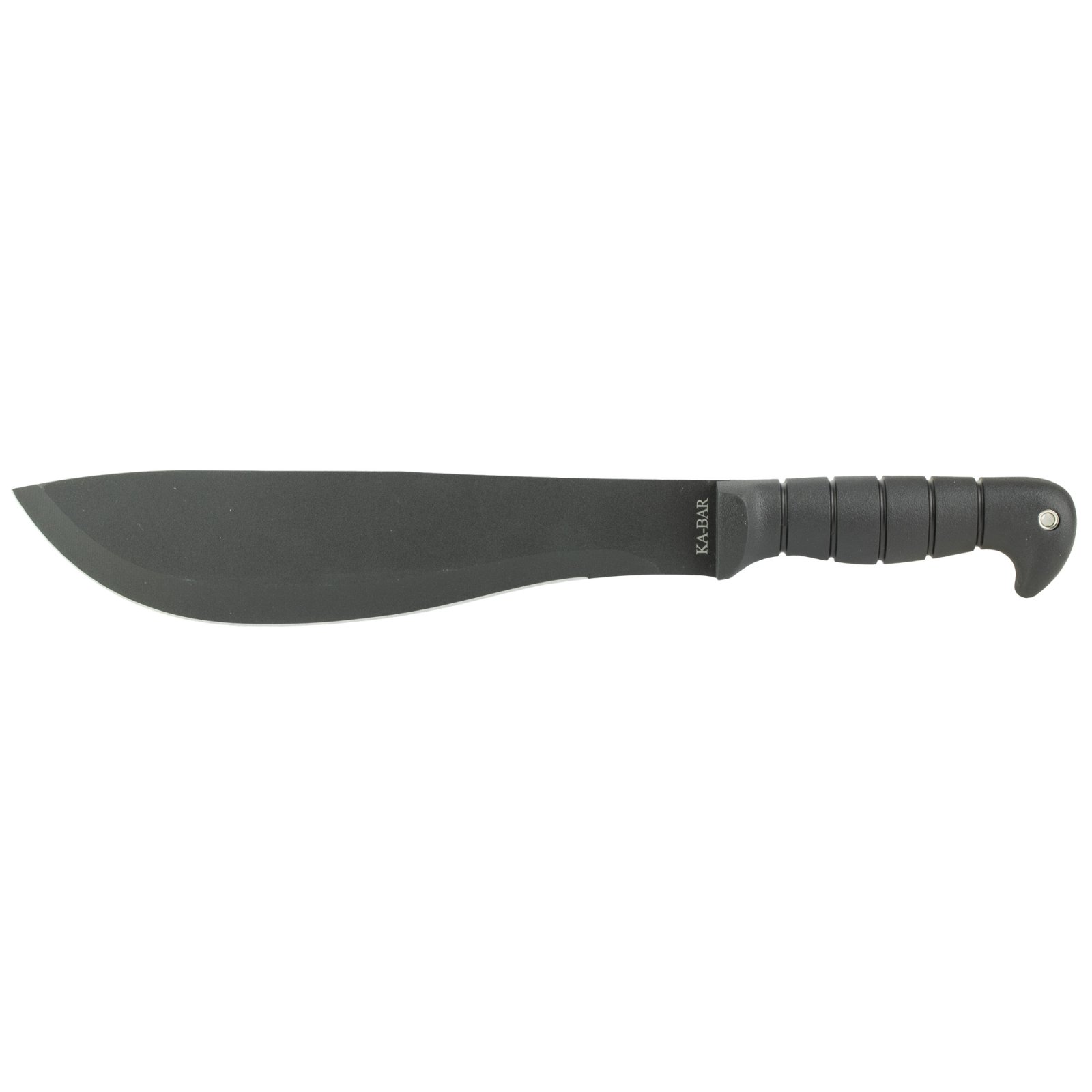 Ka-Bar 1248 Cutlass Machete 11 In SK-5 Steel Blade Black TPR Handle