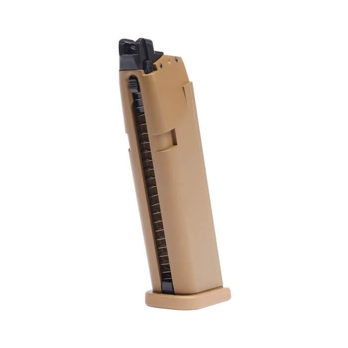 Umarex 2276329 GLOCK 19X Gen5 Airgun Magazine, Coyote, 6mm BB, 20 Rounds - Umarex