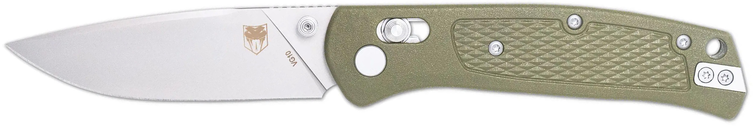 CobraTec EDC Scout Grivory Bar Lock Knife Folding Blade OD Green - CobraTec Knives