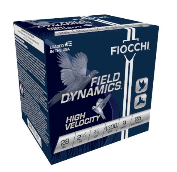 Fiocchi 28HV9 High Velocity 28ga Lead 2.75" Sz9 3/4oz Ammo - Fiocchi - 28 Gauge