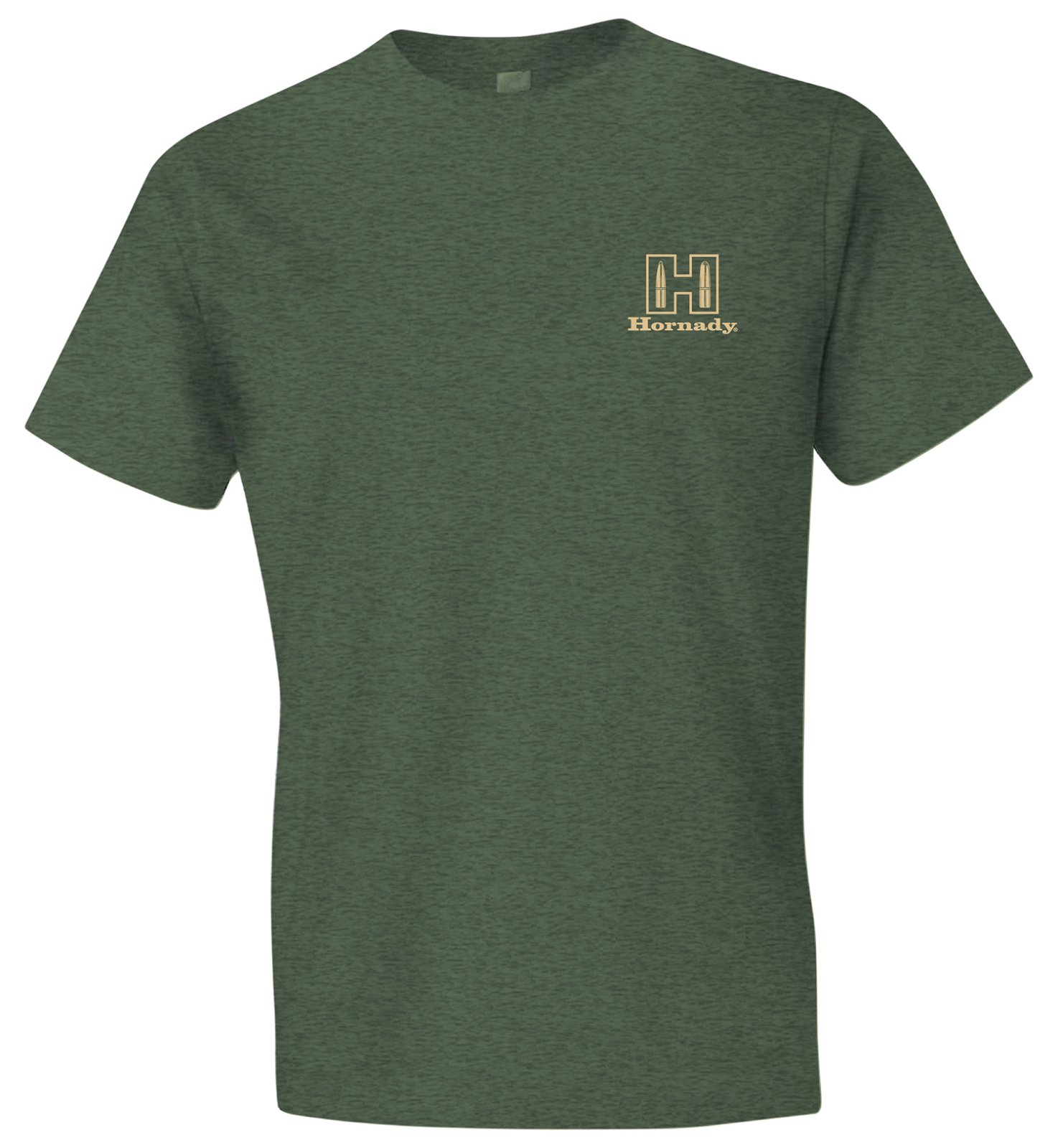 Hornady 31432 T-Shirt Military Green Medium Short Sleeve Logo Stamp - HDESIGN - SHORT SLEEVE