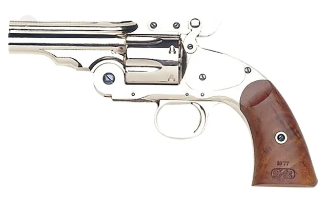 Taylors & Company 550675 Schofield 44-40 Win 5" Nickel-Plated Revolver - TAY - 44-40 Win for sale at TheGunDock