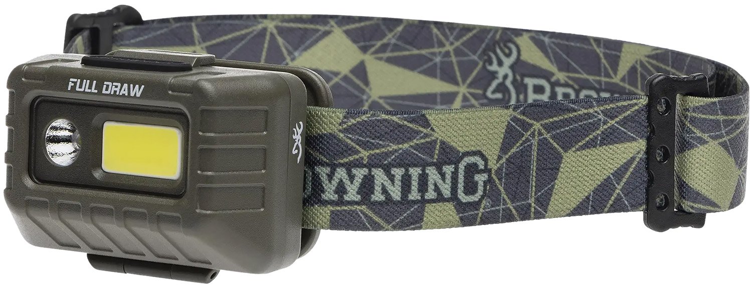 Browning 003713004 Full Draw Rechargeable Headlamp - Browning - 20/500 LUMENS